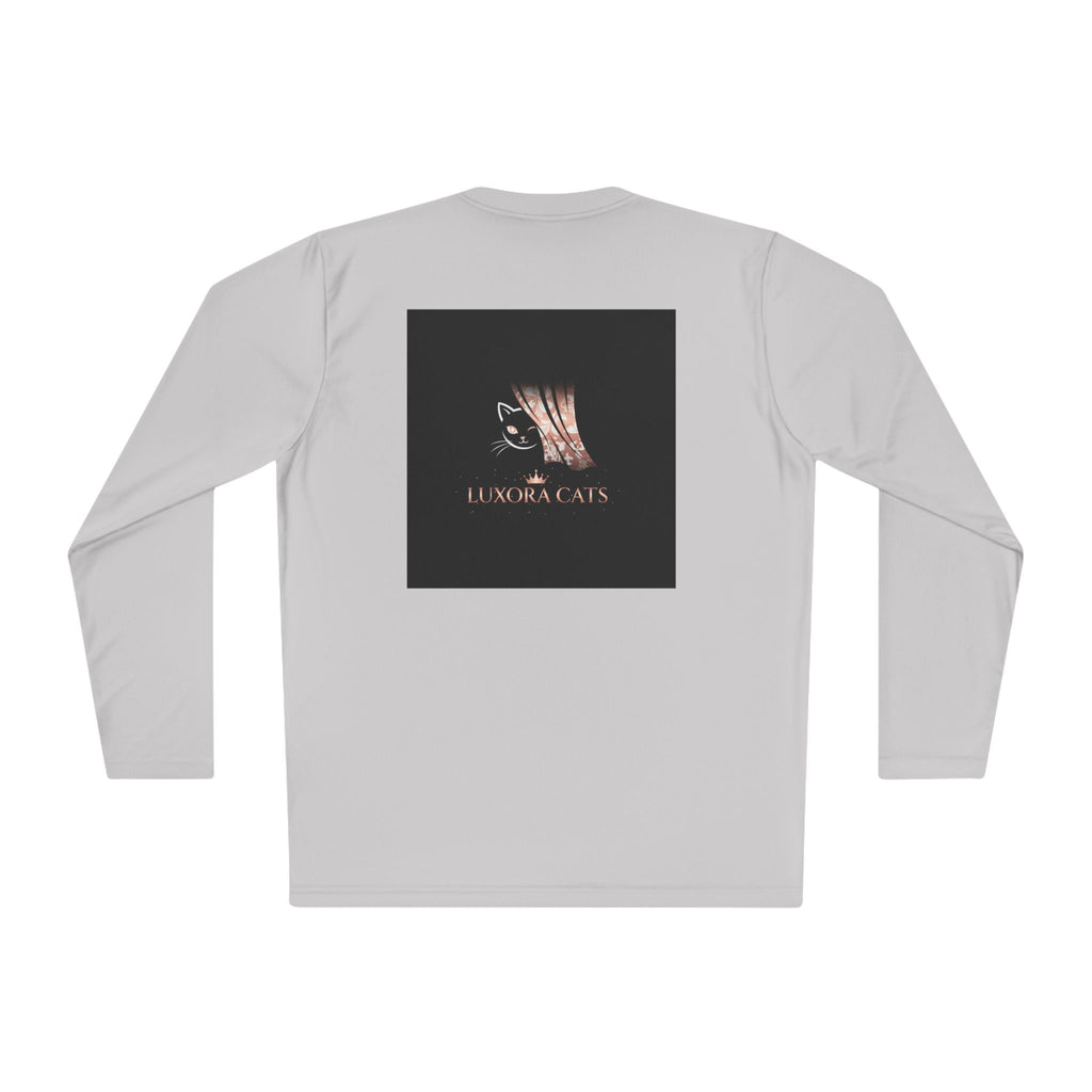 Polera Manga Larga — Retrato de Gato Rose Gold LuxoraCats
