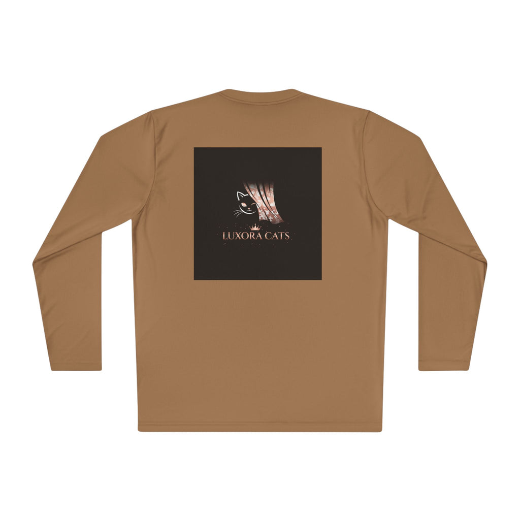 Polera Manga Larga — Retrato de Gato Rose Gold LuxoraCats