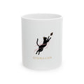 Luxora Cats Ceramic Mug — Elegant Black Cat Design (11oz & 15oz)