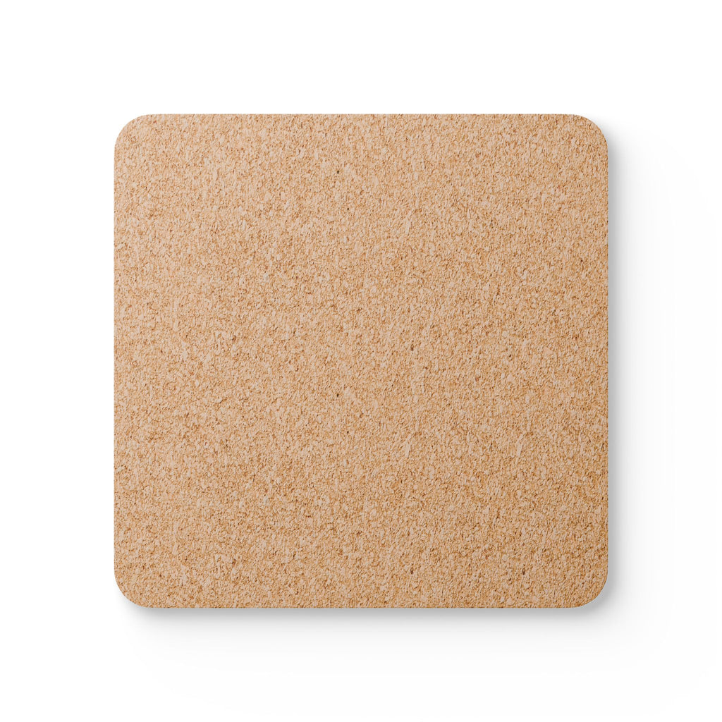 Luxora Cats Corkwood Coaster Set — Elegant Black Cat Drink Coasters (4-Pack)