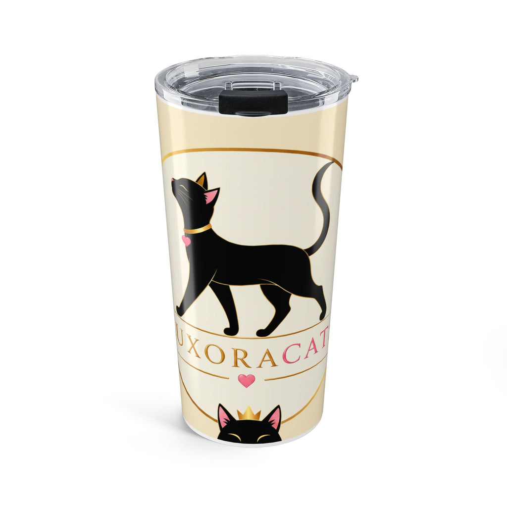 Vaso Térmico de Lujo 20oz — Diseño Gato Negro Luxoracat