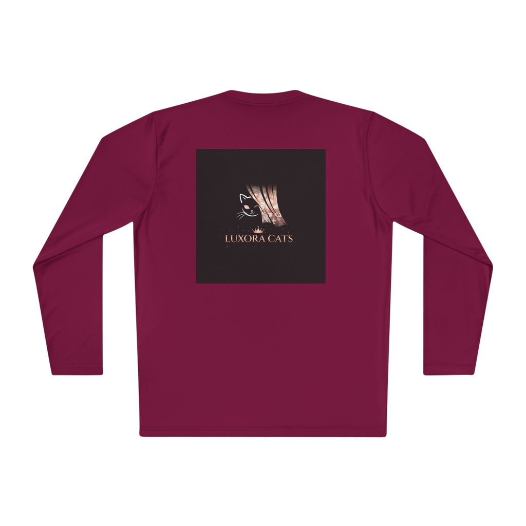 Polera Manga Larga — Retrato de Gato Rose Gold LuxoraCats