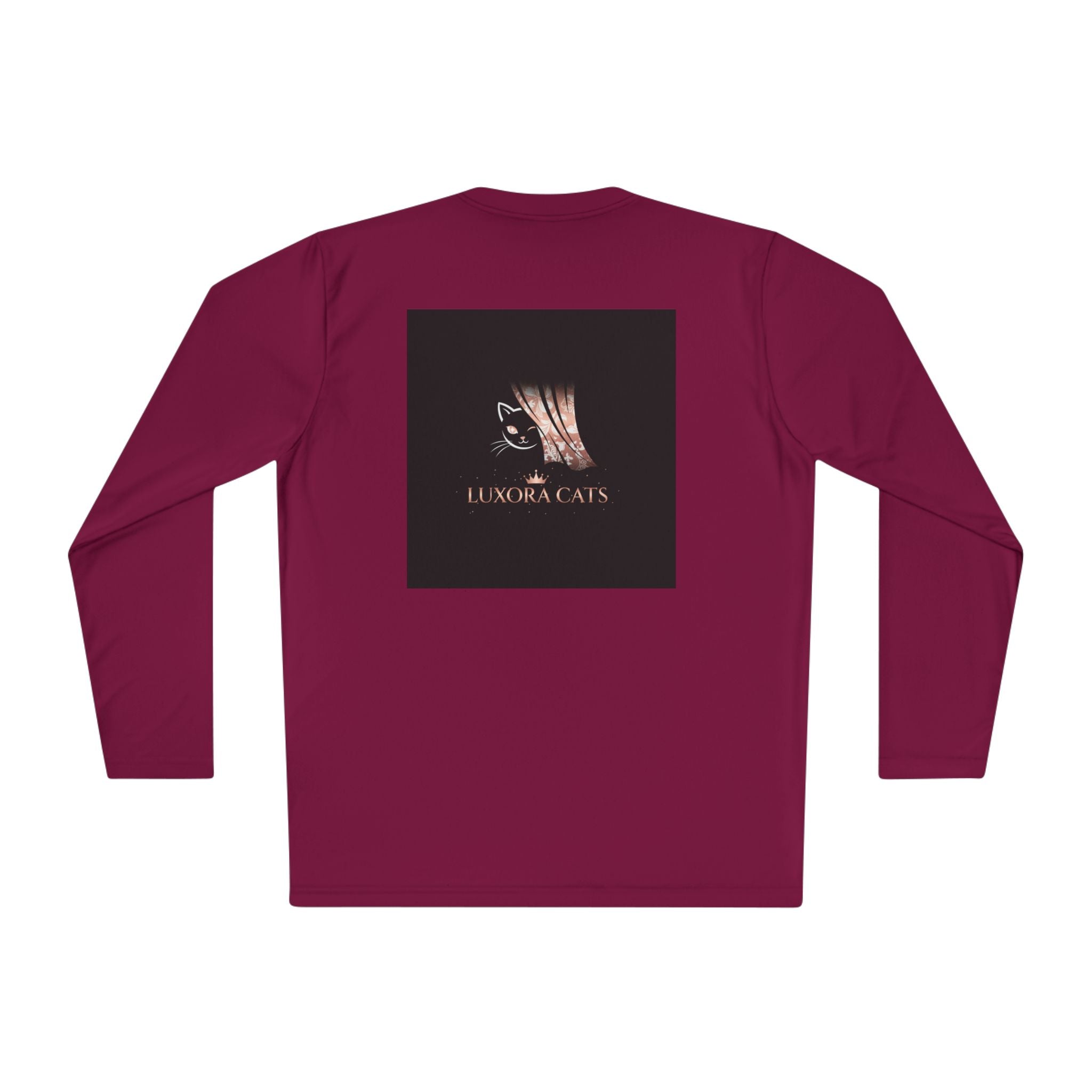 Polera Manga Larga — Retrato de Gato Rose Gold LuxoraCats