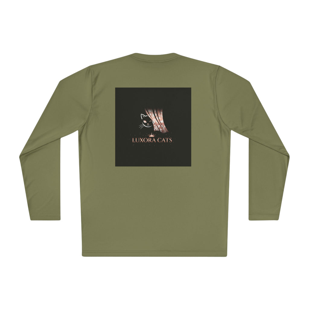 Polera Manga Larga — Retrato de Gato Rose Gold LuxoraCats