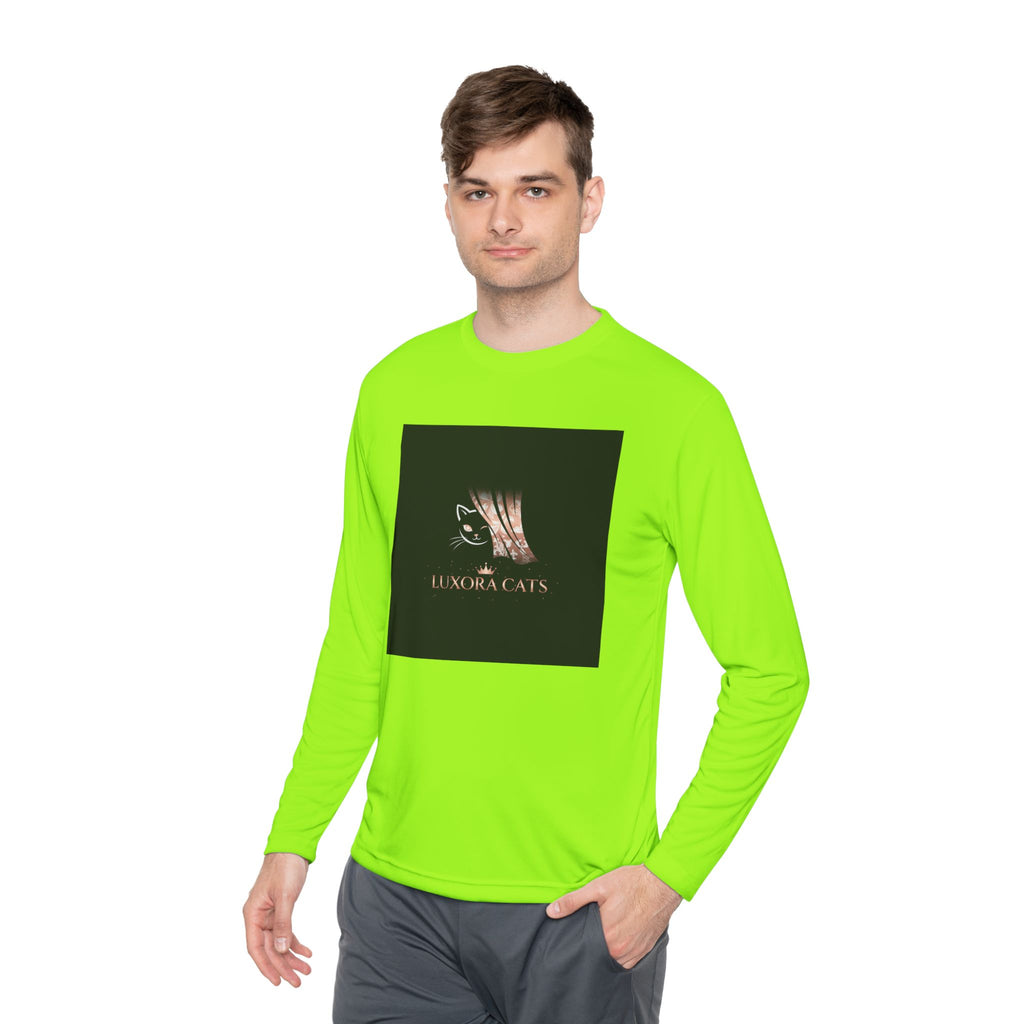Polera Manga Larga — Retrato de Gato Rose Gold LuxoraCats