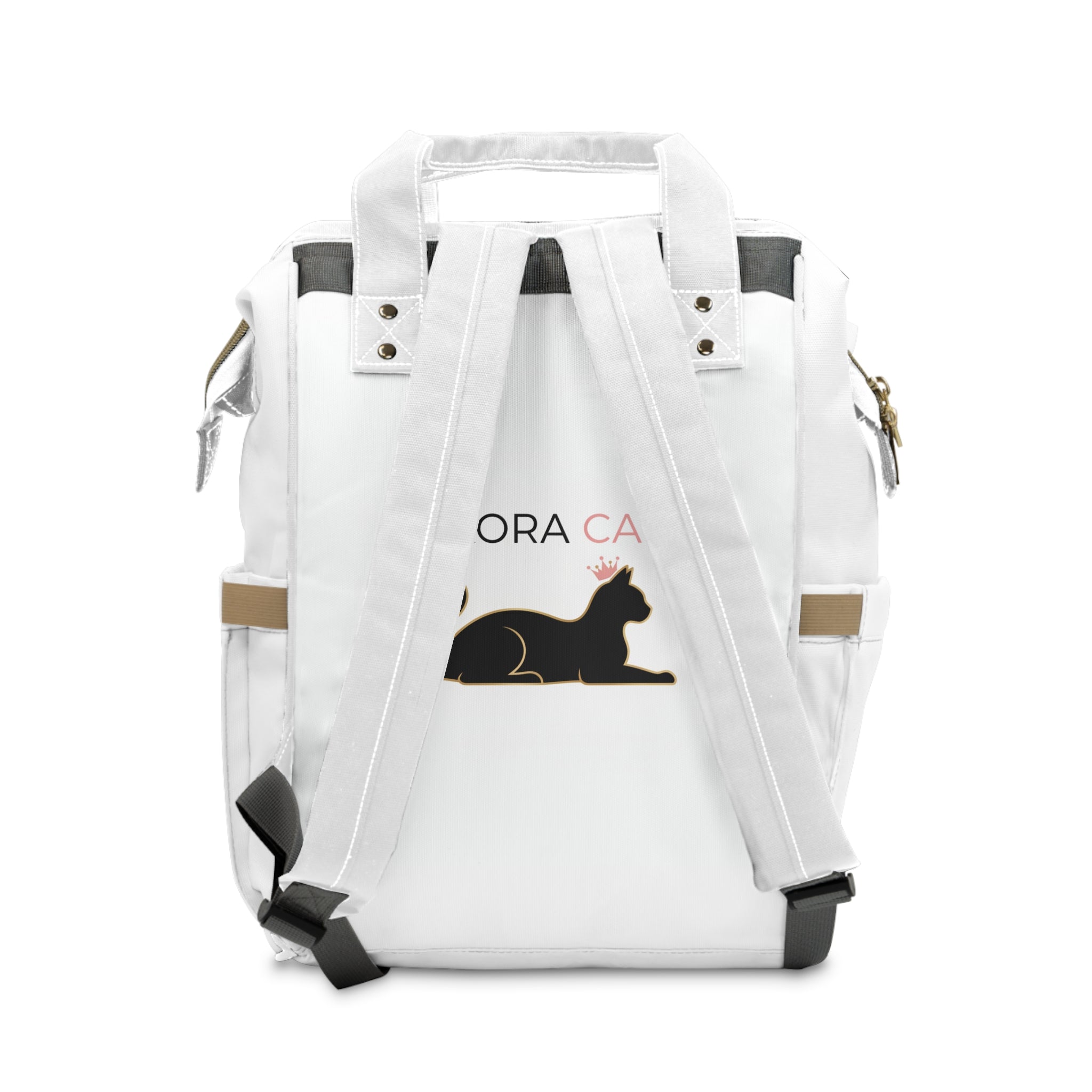 Luxora Cats Diaper Backpack — Multifunctional Baby Changing Backpack with Cat Logo
