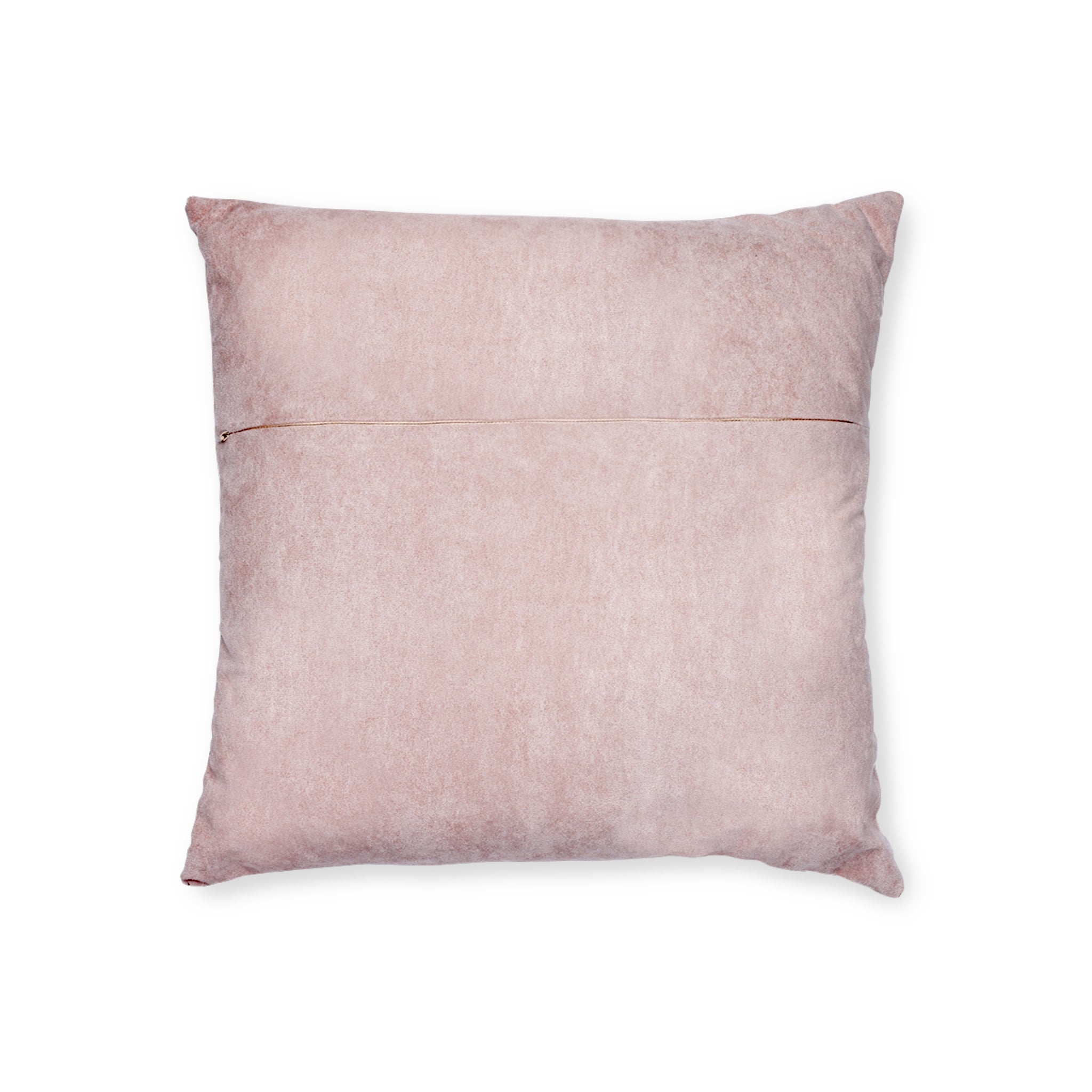 Luxora Cats Decorative Pillow — Playful Black Cat & Butterfly Accent Cushion (Pink Back)
