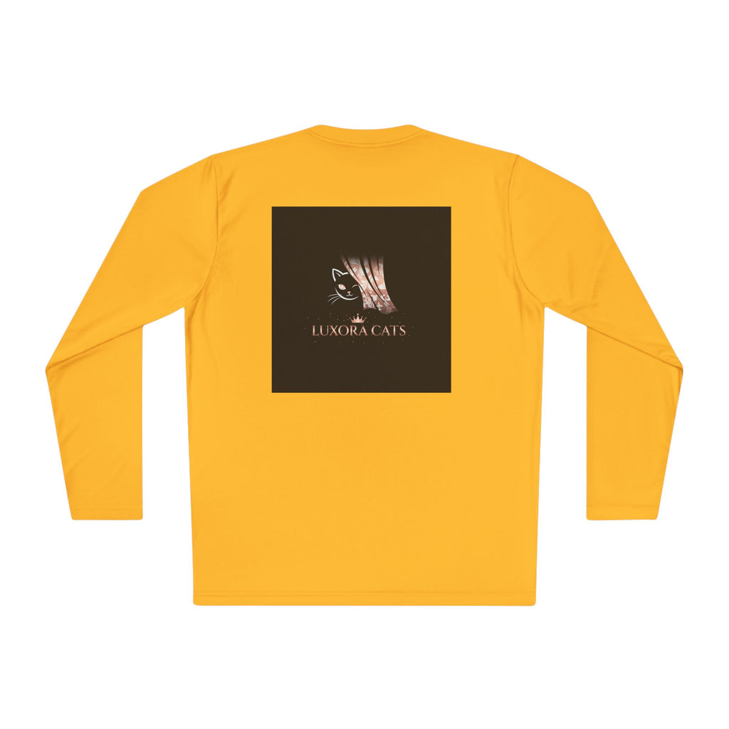 Polera Manga Larga — Retrato de Gato Rose Gold LuxoraCats