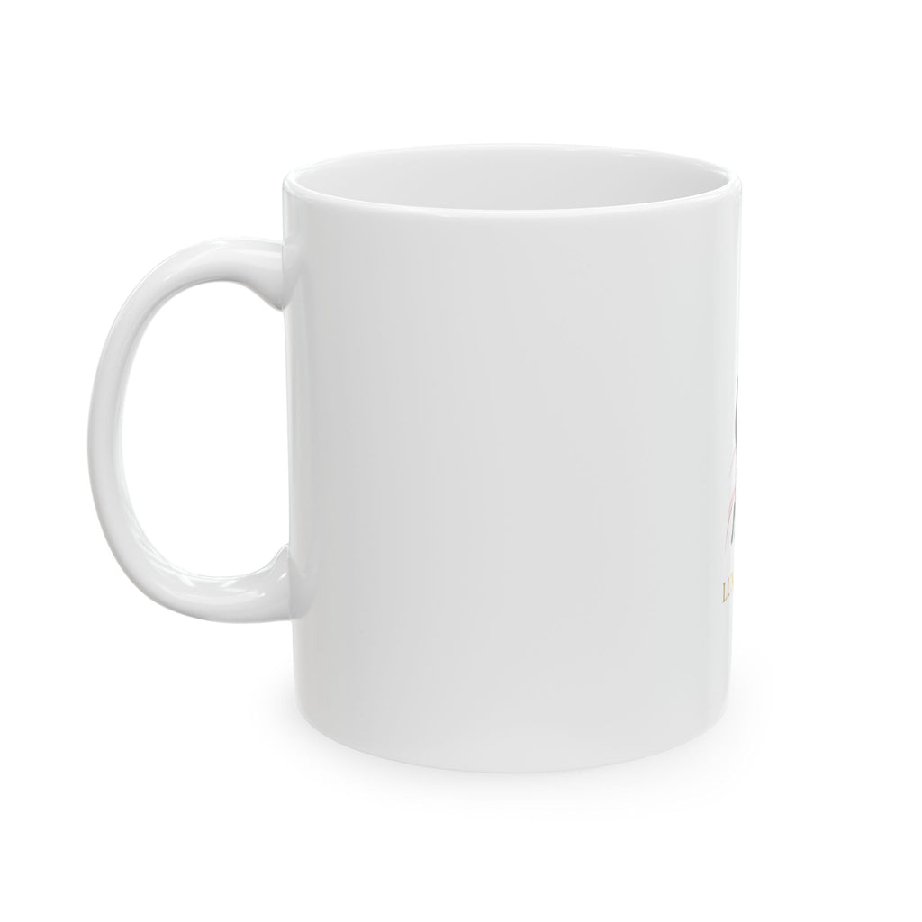 Luxora Cats Ceramic Mug — Elegant Black Cat Design (11oz & 15oz)