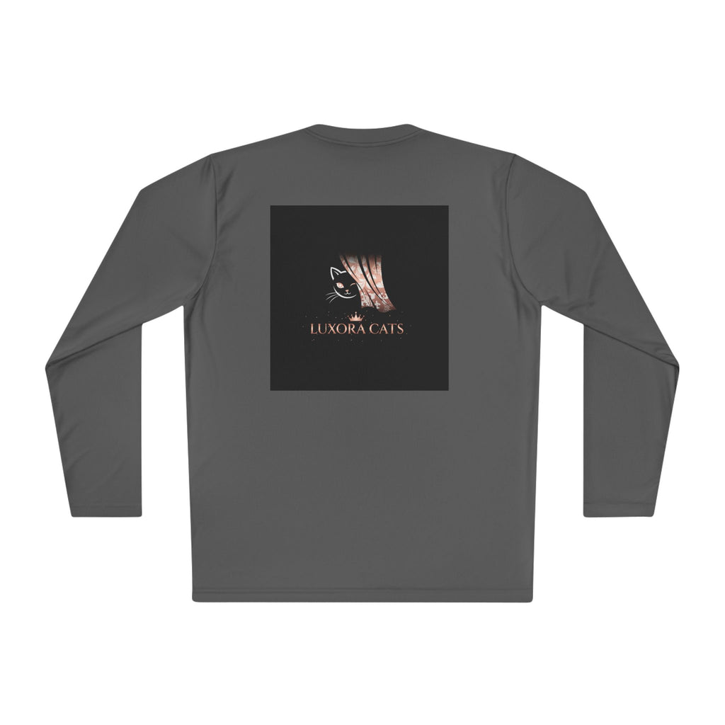Polera Manga Larga — Retrato de Gato Rose Gold LuxoraCats