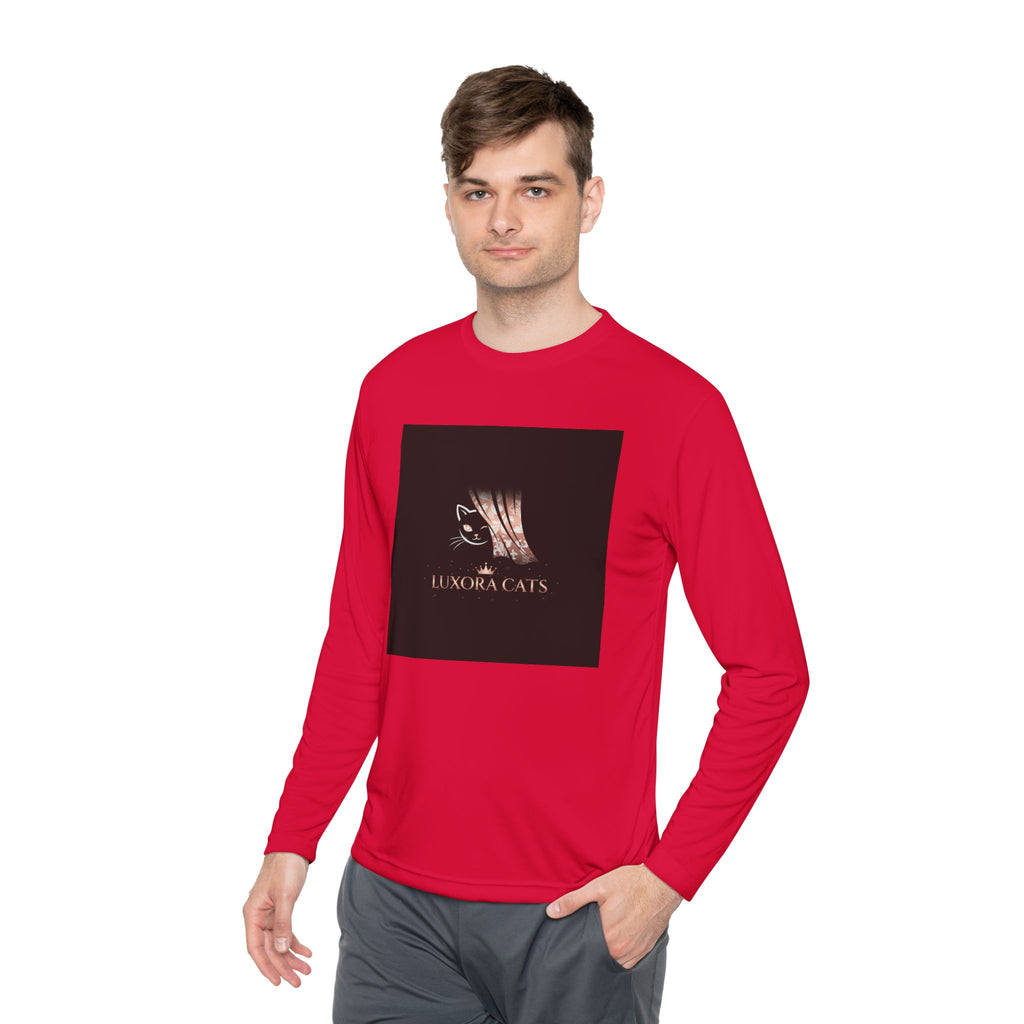 Polera Manga Larga — Retrato de Gato Rose Gold LuxoraCats