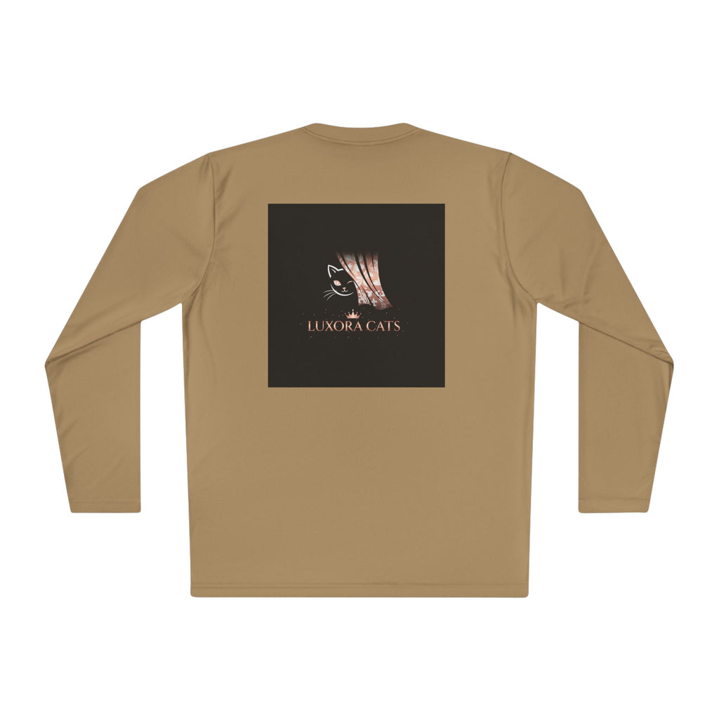 Polera Manga Larga — Retrato de Gato Rose Gold LuxoraCats
